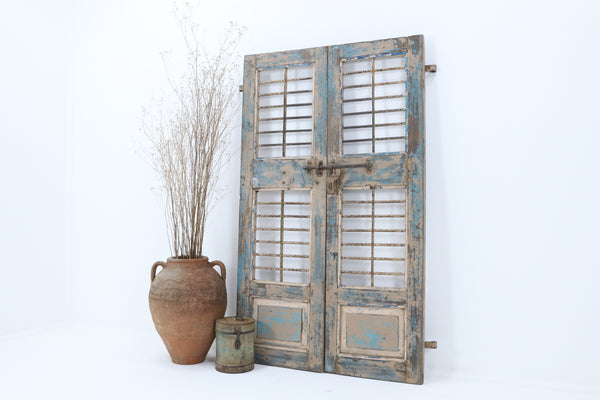 Vintage wooden handmade asian doors from gujarat