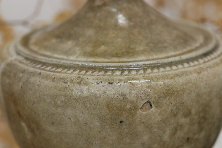 Antique East Asian Hand-carved Pot