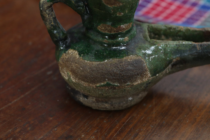Antique European Glazed Handmade pot