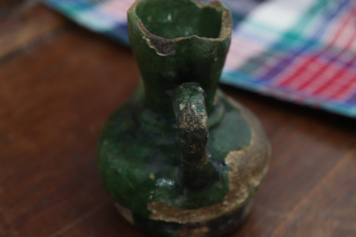 Antique European Glazed Handmade pot