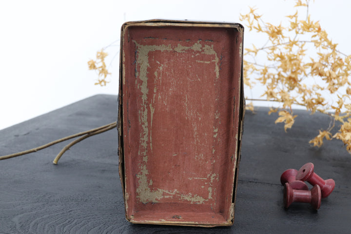 Antique Asian Dark Handled Container
