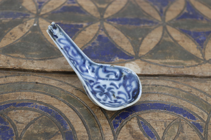 Antique Asian Ceramic Spoons