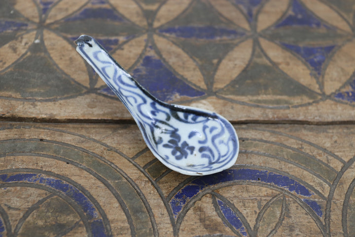 Antique Asian Ceramic Spoons