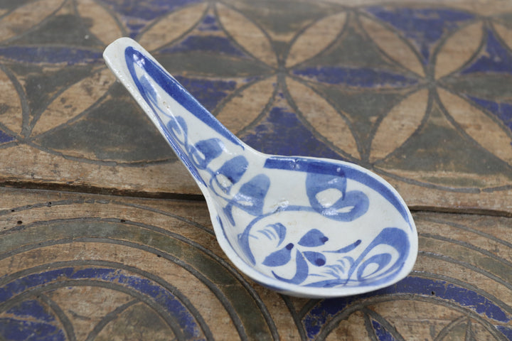 Antique Asian Ceramic Spoons