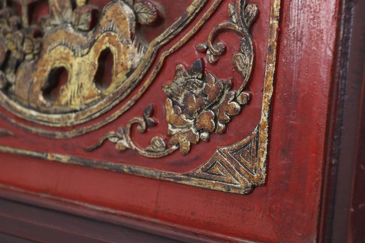 Vintage Handmade Oriental Cupboard Doors