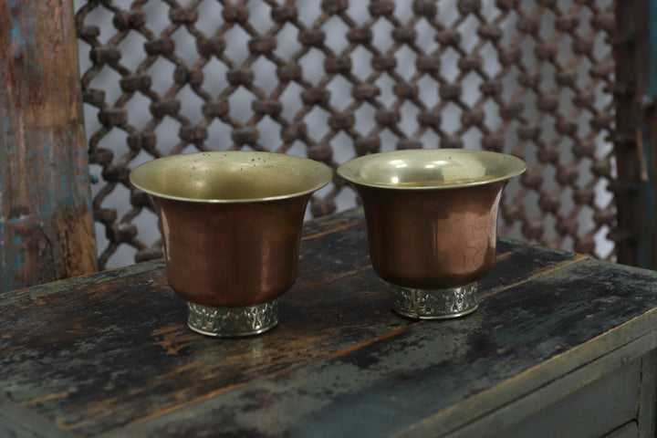 Vintage Brass Copper Religious Cup