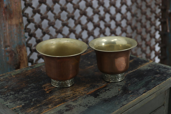 Vintage Brass Copper Religious Cup