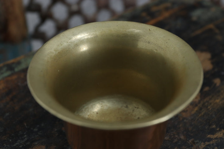 Vintage Brass Copper Religious Cup