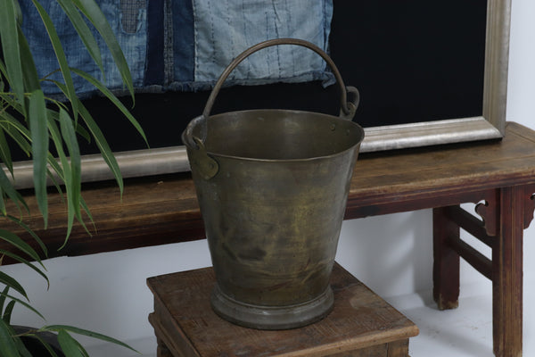 Late 19th Century Brass Indian Temple Bucket