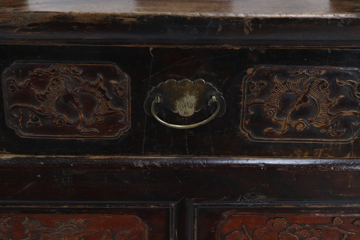 Vintage Oriental Hand-carved Altar Table