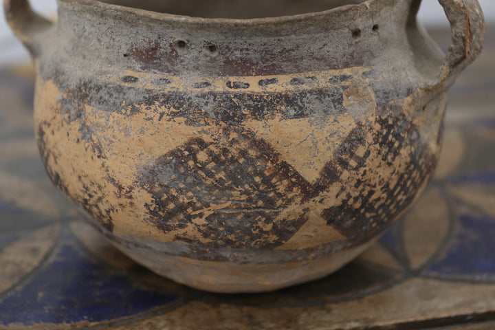 Antique Quaint Unfinished Glazed Pot