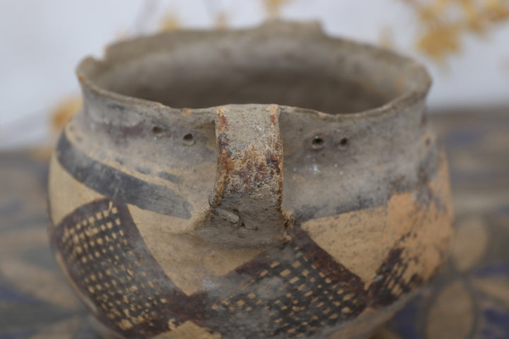 Antique Quaint Unfinished Glazed Pot