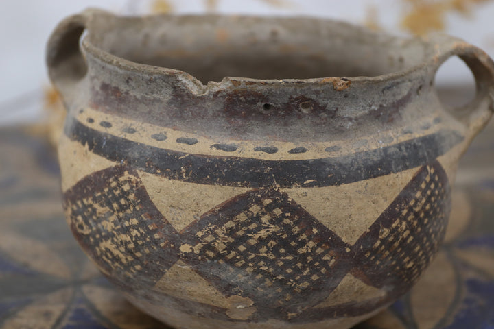 Antique Quaint Unfinished Glazed Pot