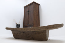 Load image into Gallery viewer, Vintage handmade wooden coffee table grinding table 
