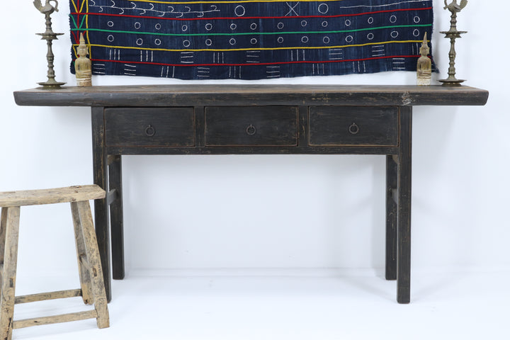 Vintage handmade 19th century asian cabinet 