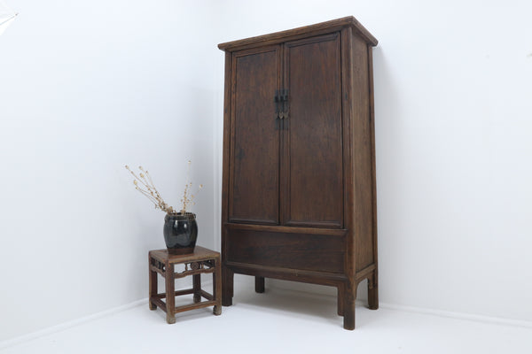 Vintage wooden chinese wedding cabinet from shandong