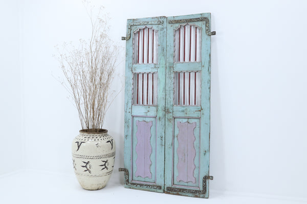 Vintage wooden teak handmade indian doors 