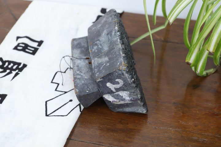 Vintage Oriental Wooden Printing Block