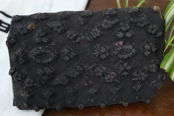 Vintage Oriental Wooden Printing Block