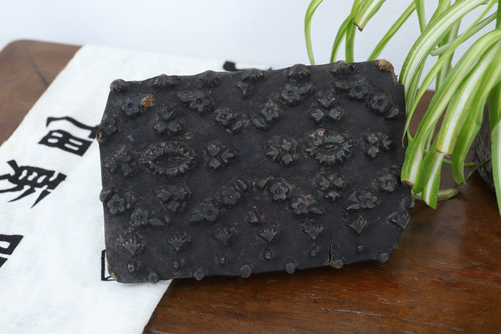 Vintage Oriental Wooden Printing Block