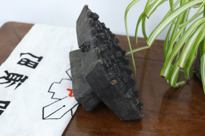 Vintage Oriental Wooden Printing Block