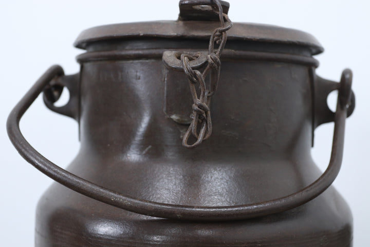 Vintage Oriental Metal Storage Tin