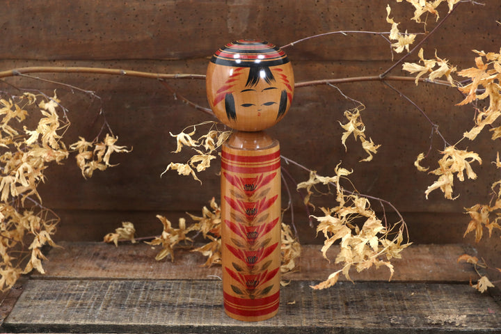 Wooden Asian Hand-painted Figure