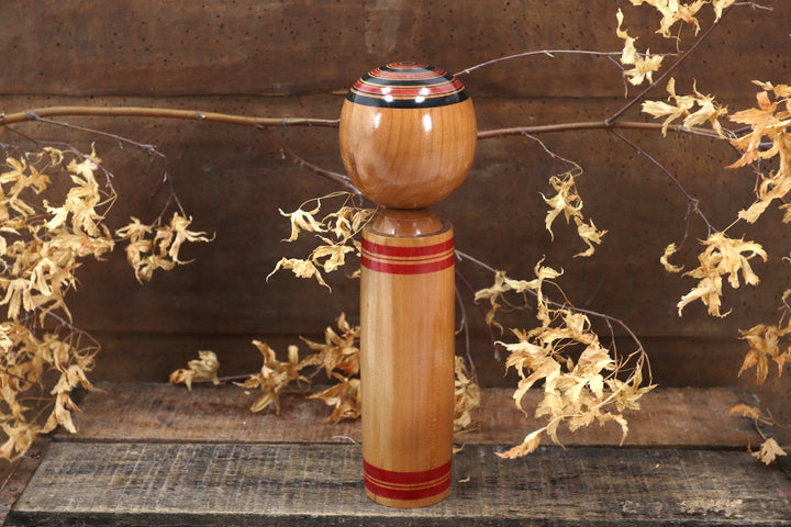 Wooden Asian Hand-painted Figure