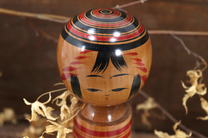 Wooden Asian Hand-painted Figure