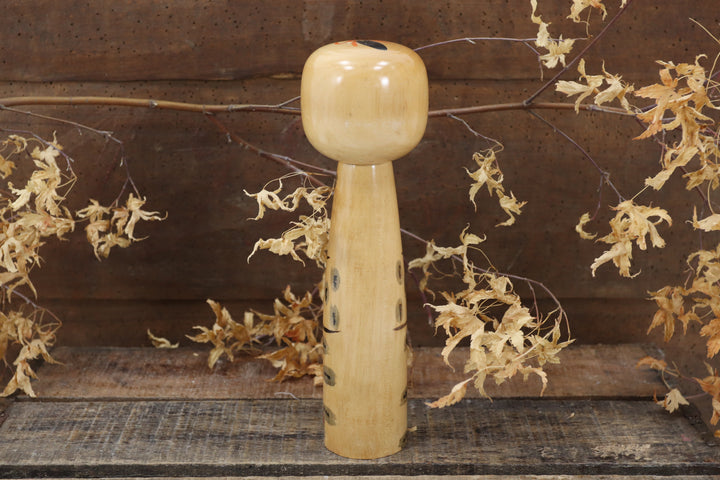 Wooden Asian Hand-painted Figure
