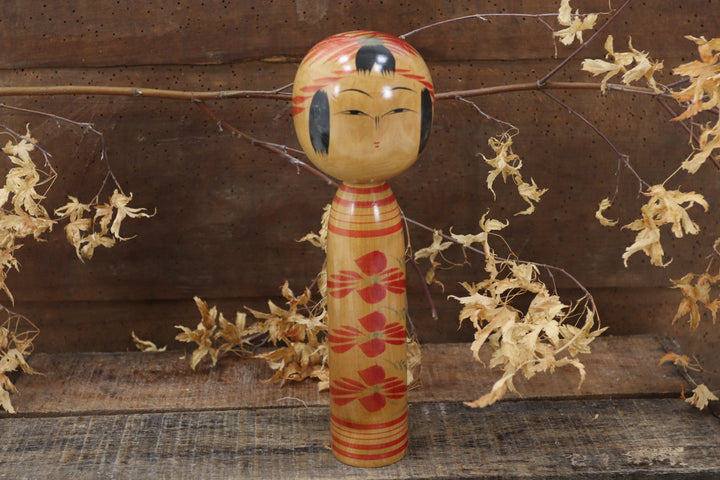 Wooden Asian Hand-painted Figure