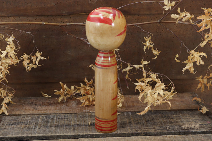 Wooden Asian Hand-painted Figure
