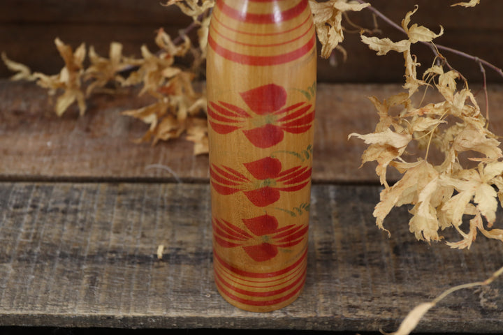 Wooden Asian Hand-painted Figure