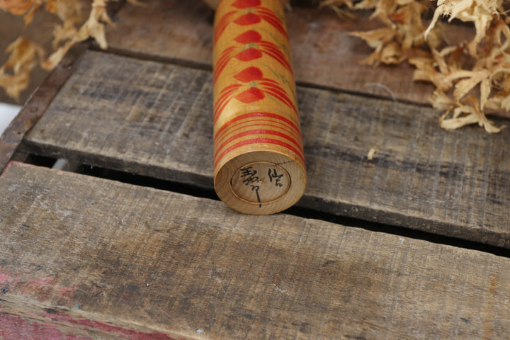 Wooden Asian Hand-painted Figure