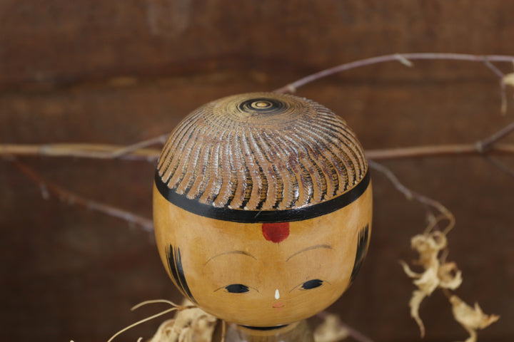 Wooden Asian Hand-painted Figure