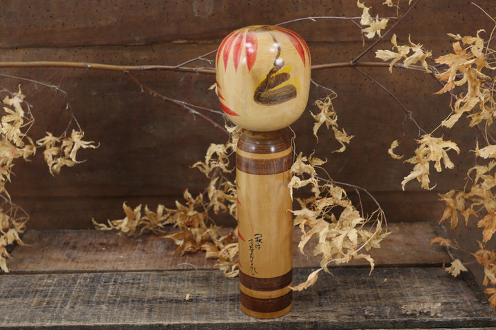 Wooden Asian Hand-painted Figure