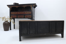 Load image into Gallery viewer, Vintage wooden handmade asian low storage cabinet