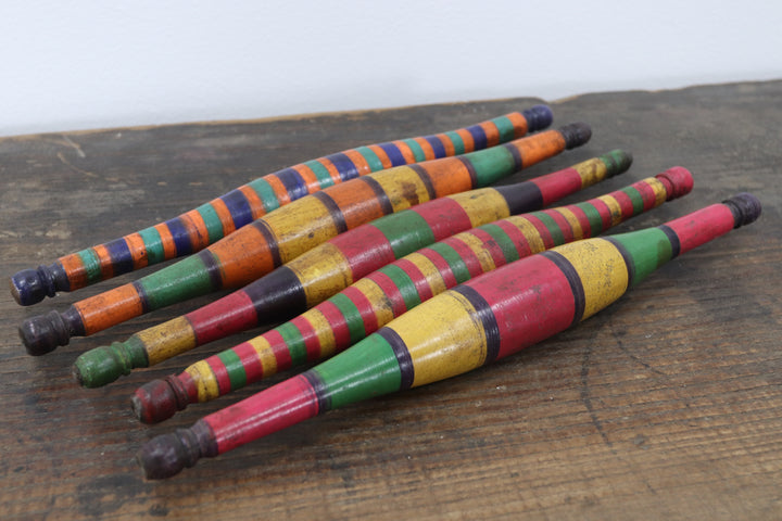 Vintage handmade asian  kitchen tools rolling pins 