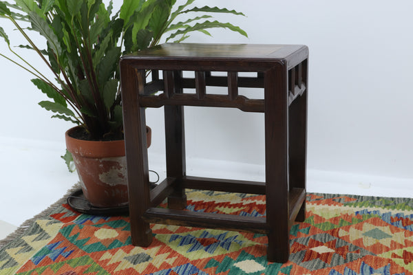 antique asian Rosewood seat