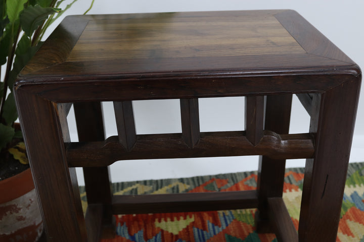 antique asian Rosewood seat