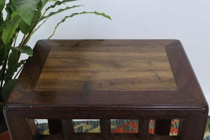 antique asian Rosewood seat