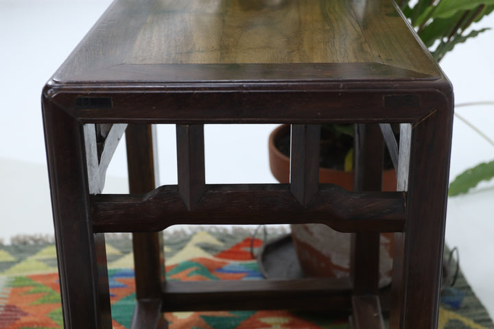 antique asian Rosewood seat