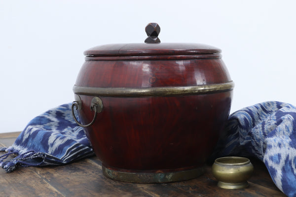 Antique Asian Red Box