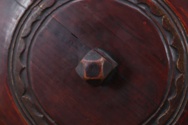 Antique Asian Red Box