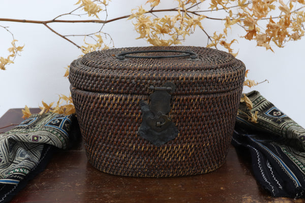 Antique Asian Basket