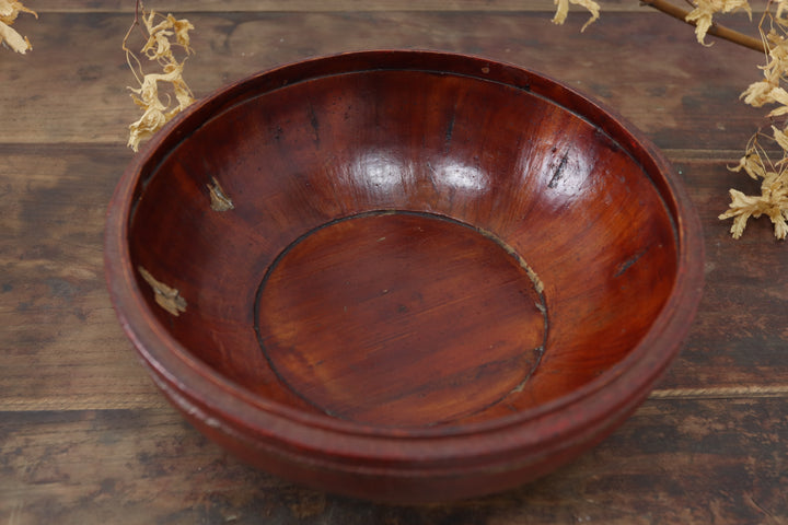 Antique Red Asian Box
