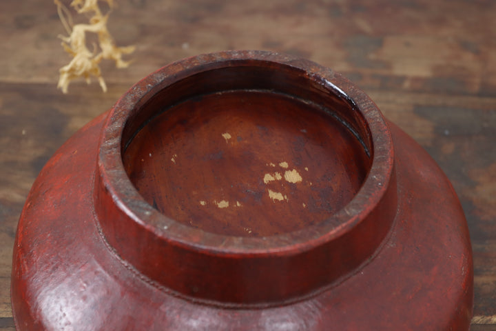 Antique Red Asian Box