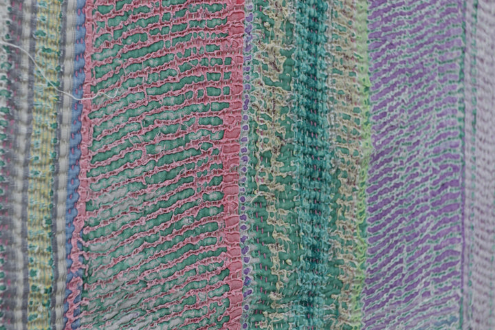 Antique Asian Large Polychromed Blanket