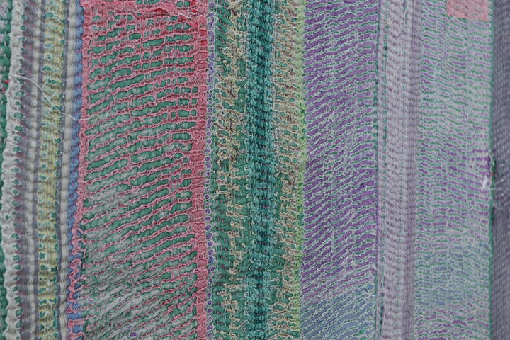 Antique Asian Large Polychromed Blanket
