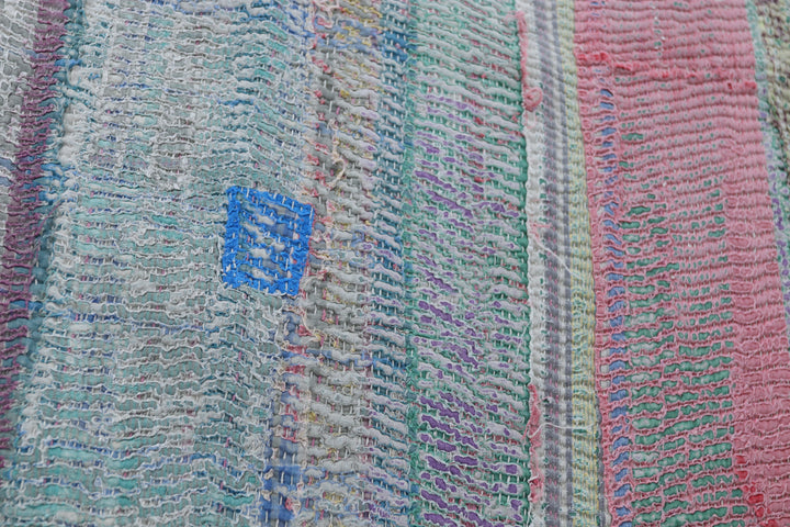 Antique Asian Large Polychromed Blanket
